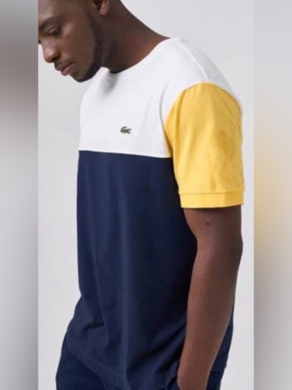 Lacoste colour block t shirt